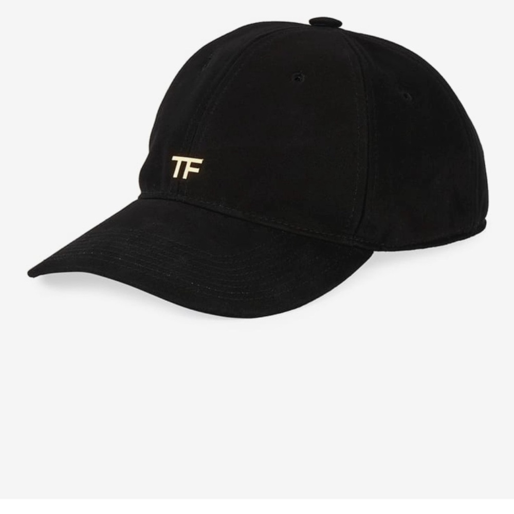 Black Cap with Gold Logo
